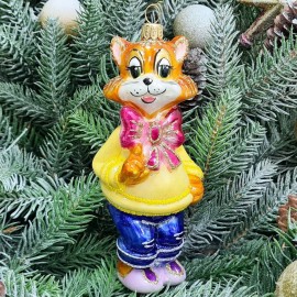  Кот с бантом